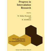 Progress in Intercalation Research [Paperback]