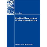 Qualit?tsfr?hwarnsysteme f?r die Automobilindustrie [Paperback]