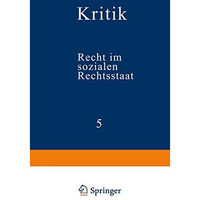 Recht im sozialen Rechtsstaat [Paperback]