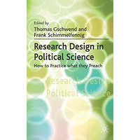 Research Design in Political Science: How to Practice what they Preach [Hardcover]