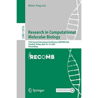 Research in Computational Molecular Biology: 27th Annual International Conferenc [Paperback]