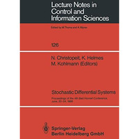 Stochastic Differential Systems: Proceedings of the 4th Bad Honnef Conference, J [Paperback]