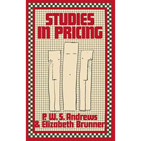 Studies in Pricing [Paperback]