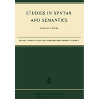 Studies in Syntax and Semantics [Hardcover]