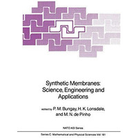 Synthetic Membranes:: Science, Engineering and Applications [Paperback]