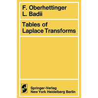 Tables of Laplace Transforms [Paperback]