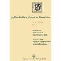 Theorie und Praxis der Niedertemperaturkonvertierung zur Rezyklisierung von Abf? [Paperback]