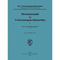 Thermodynamik der Verbrennungskraftmaschine [Paperback]