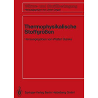 Thermophysikalische Stoffgr??en [Paperback]