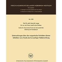 Untersuchungen ?ber das magnetische Verhalten d?nner Schichten von ?-Fe2O3 bei k [Paperback]