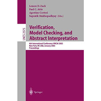 Verification, Model Checking, and Abstract Interpretation: 4th International Con [Paperback]