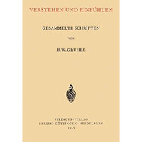 Verstehen und Einf?hlen: Gesammelte Schriften [Paperback]