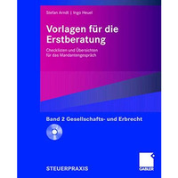 Vorlagen f?r die Erstberatung - Gesellschafts- und Erbrecht: Checklisten und ?be [Hardcover]