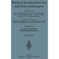 Wahrscheinlichkeiten und Schwankungen [Paperback]