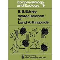 Water Balance in Land Arthropods [Paperback]