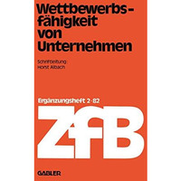 Wettbewerbsf?higkeit von Unternehmen [Paperback]