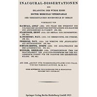 Zur Frage der Spezifit?t des Noltzeschen Sedimentierungsverfahrens zur Diagnose  [Paperback]