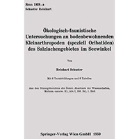 ?kologisch-faunistische Untersuchungen an bodenbewohnenden Kleinarthropoden (spe [Paperback]