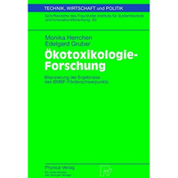 ?kotoxikologie-Forschung: Bilanzierung der Ergebnisse des BMBF-F?rderschwerpunkt [Paperback]