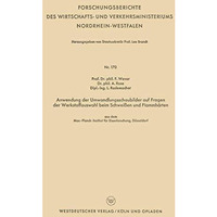 Anwendung der Umwandlungsschaubilder auf Fragen der Werkstoffauswahl beim Schwei [Paperback]