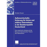 Au?enwirtschaftsf?rderung f?r kleine und mittlere Unternehmen in der Bundesrepub [Paperback]