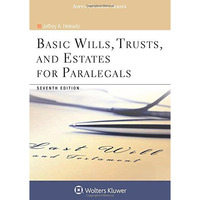 Basic Wills, Trusts, And Estates For Paralegals (aspen College) [Paperback]