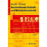 Beschreibende Statistik und Wirtschaftsstatistik [Paperback]