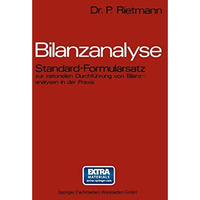 Bilanzanalyse: Standard-Formularsatz zur rationellen Durchf?hrung von Bilanzanal [Paperback]