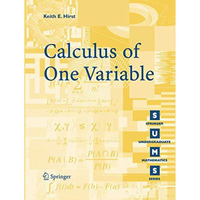 Calculus of One Variable [Paperback]