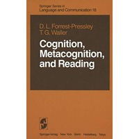 Cognition, Metacognition, and Reading [Paperback]