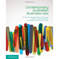 Contemporary Australian Business Law [Paperback]