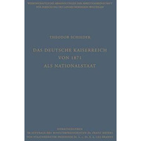 Das Deutsche Kaiserreich von 1871 als Nationalstaat [Paperback]