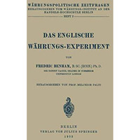 Das Englische W?hrungs-Experiment [Paperback]