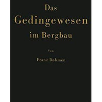 Das Gedingewesen im Bergbau [Paperback]