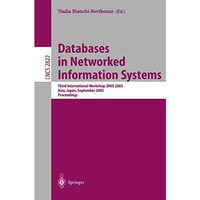 Databases in Networked Information Systems: Third International Workshop, DNIS 2 [Paperback]