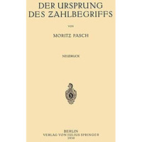 Der Ursprung des Zahlbegriffs [Paperback]