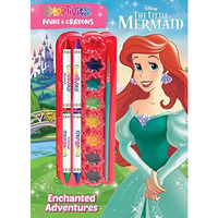 Disney Little Mermaid: Enchanted Adventures: Colortivity Paint & Crayons [Paperback]