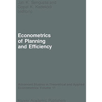 Econometrics of Planning and Efficiency [Paperback]