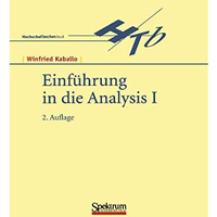 Einf?hrung in die Analysis I [Paperback]