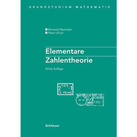 Elementare Zahlentheorie [Paperback]