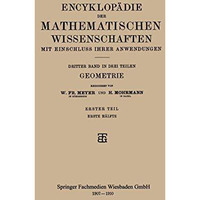 Encyklop?die der Mathematischen Wissenschaften mit Einschluss ihrer Anwendungen: [Paperback]