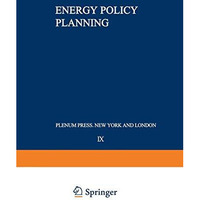 Energy Policy Planning [Paperback]