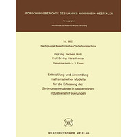 Entwicklung und Anwendung mathematischer Modelle f?r die Erfassung der Str?mungs [Paperback]