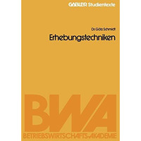 Erhebungstechniken [Paperback]