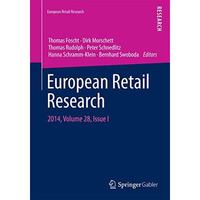 European Retail Research: 2014, Volume 28, Issue I [Paperback]