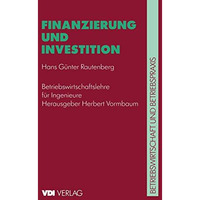 Finanzierung und Investition [Paperback]