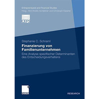 Finanzierung von Familienunternehmen: Eine Analyse spezifischer Determinanten de [Paperback]