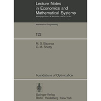 Foundations of Optimization [Paperback]