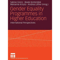 Gender Equality Programmes in Higher Education: International Perspectives [Paperback]