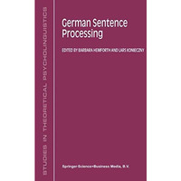 German Sentence Processing [Hardcover]